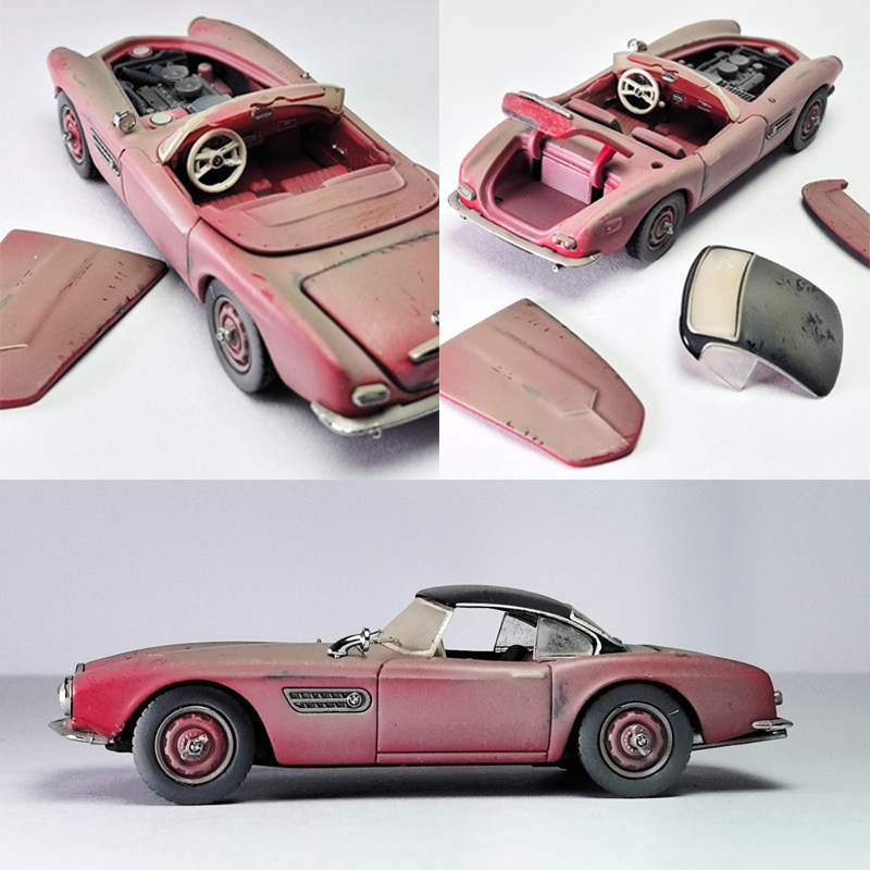 GFCC 1:64 1957 BMW 507 Old Special Edition Elvis Presley’s car ...