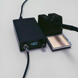 Cabbage White T12 Electric Soldering Iron Portable Digital Display Constant Temperature Soldering Station Automatic Sleep High Power Repair