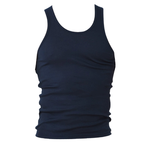 
BENCH/BODY/Benqu solid color round neck cotton bottoming shirt slim stretch fitness men's sports vest BUT0003