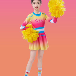 New Cheerleading Costumes for Children's Day, Cheerleading Competition Performance Costumes, Women's Aerobics Gymnastics Dance Performance Costumes