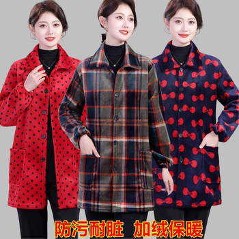 
Women's Warm Jacket Anti-Stain Kitchen Apron Work Clothes