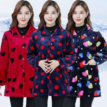 Women's work clothes for warm and dirt-resistant loose apron
