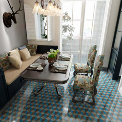 Trendy Nordic Kitchen Wall Tiles, Bathroom Cement Tiles, Bar Counter Tiles, Instagram-Style Non-Slip Balcony Floor Tiles 200X200