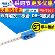 Risym hai chiều kích hoạt diode DB3 màu xanh DB-3 ống kích hoạt gói DO-35 50 miếng