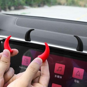 Car steering wheel Demon angle decoration sticker Cute creative instrument trolley Car Porsche compass personality small ornaments
