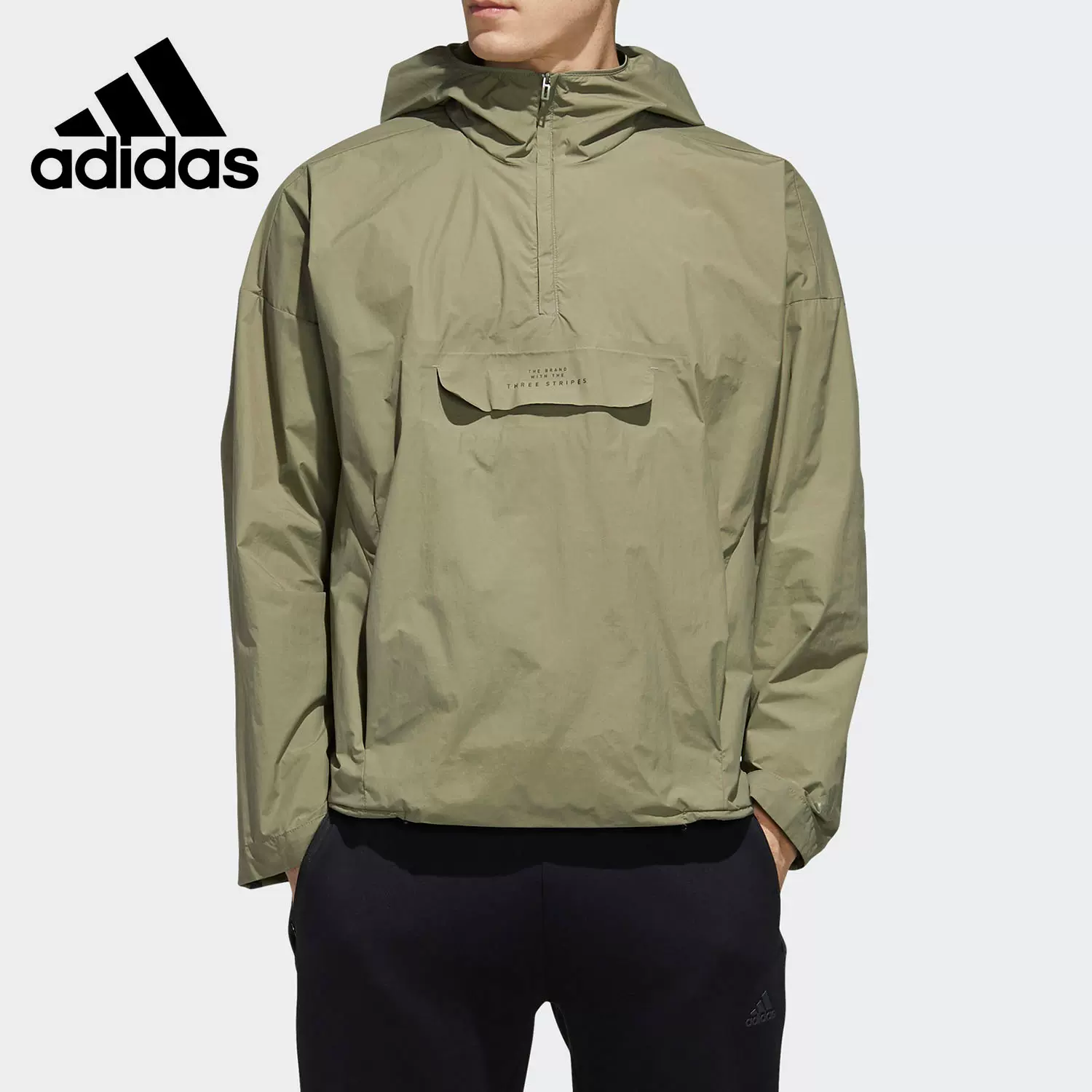 Adidas/阿迪达斯官方正品M TEC ANORAK 男子宽松夹克外套FM5412-Taobao