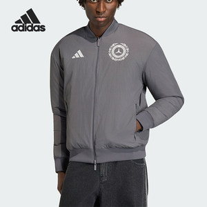 
Adidas/Adidas genuine winter men's warm double-sided classic sports zipper cotton jacket KR3572
