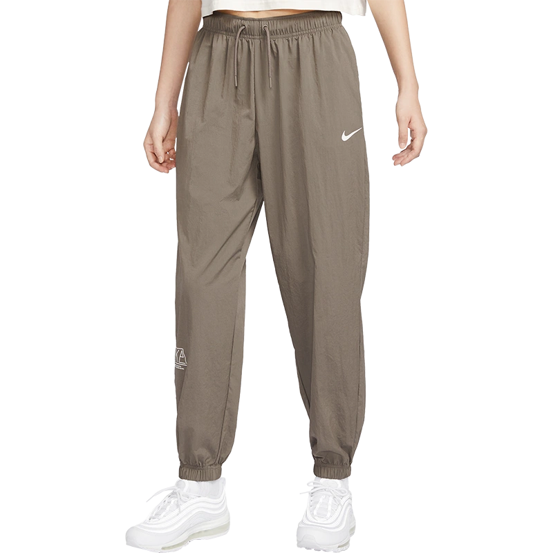 耐克Nike 男女大童梭织舒适透气跑步运动休闲直筒长裤DN2218-010-Taobao
