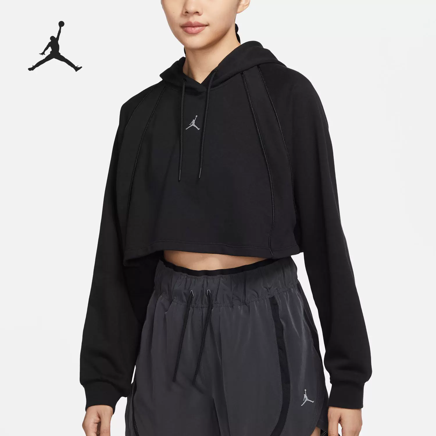 Nike/耐克官方正品Air Jordan女子运动休闲宽松卫衣DQ4391-010-Taobao