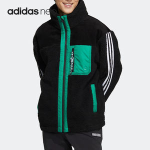 
Adidas/Adidas official genuine fleece warm men's cotton coat casual jacket cotton coat HN4772