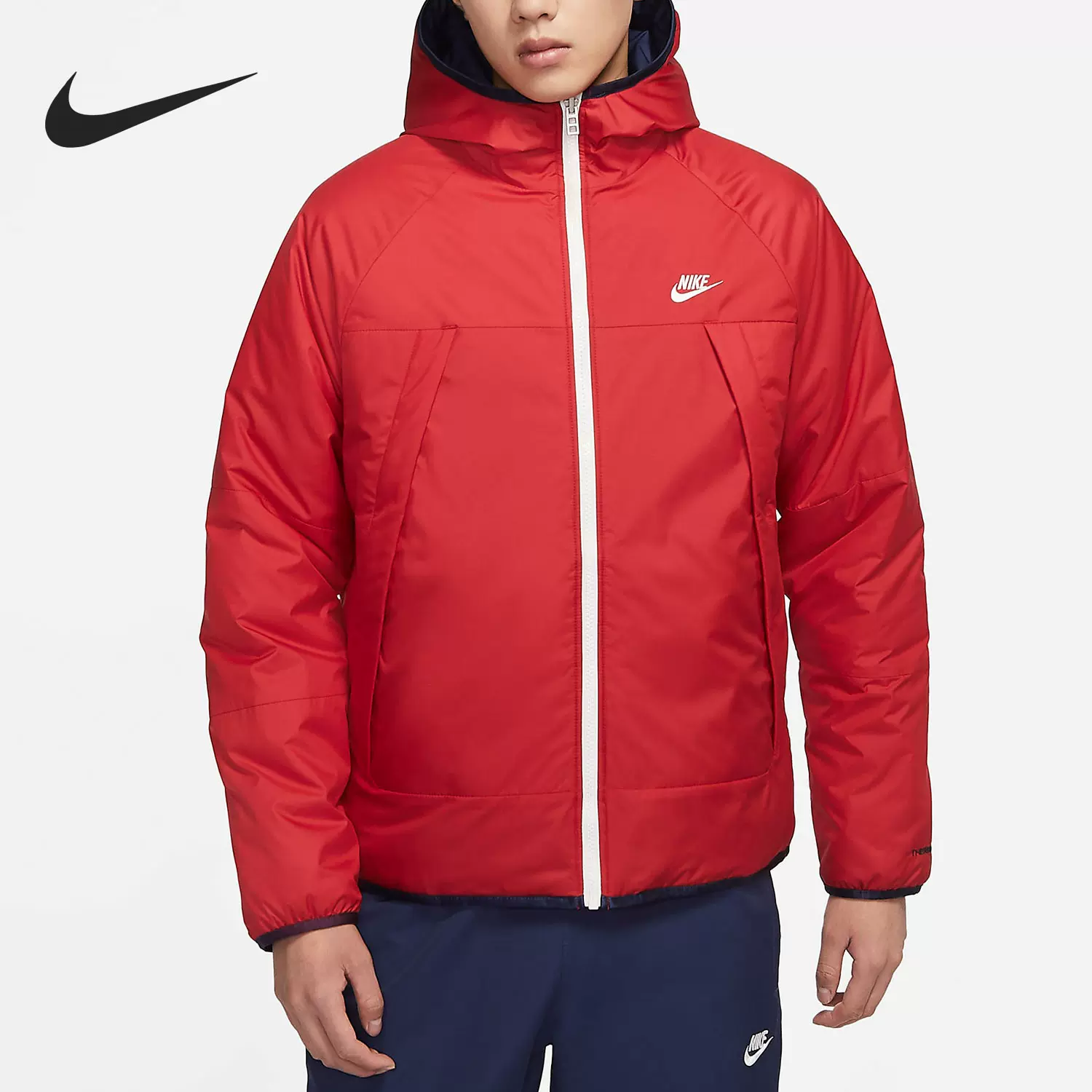 Nike/耐克官方正品男子双面连帽保暖运动休闲棉服外套DH2784-687-Taobao