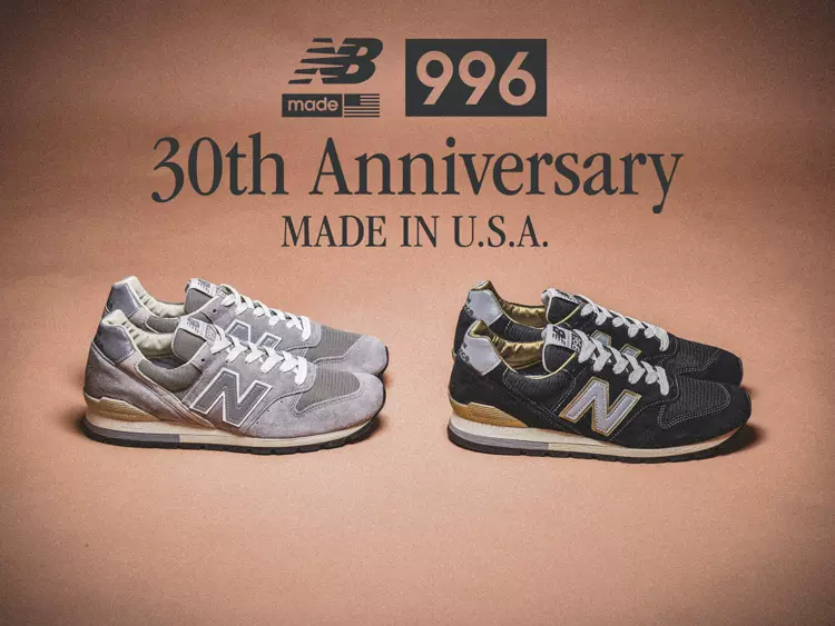 NEW BALANCE ML996DK ML996EK 30周年限定美产纪念款复古慢跑鞋-Taobao