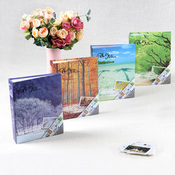 4R Photo Album 6inch Pages, Family Photo Album for 200 Photos, Insert-Style Pp Photo Album, 8-Inch, 100 Pages, Without Box