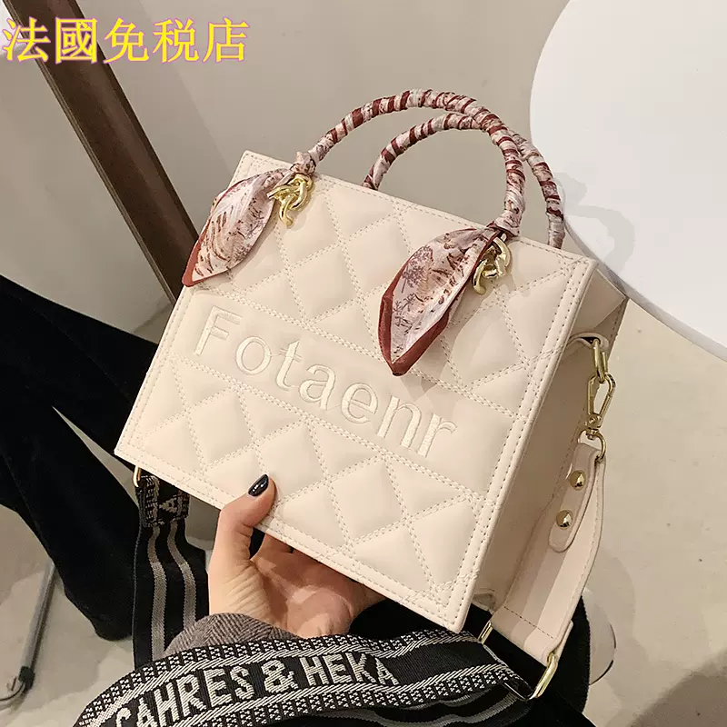 法國專櫃正品女包高級時尚百搭洋派手提包網紅真皮單 法國專櫃正品女包高級時尚百搭洋派手提包網紅真皮單