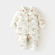 
Baby jumpsuits, girls' clothes, autumn and winter new quilted boys' clothes, pure cotton, thickened and warm, cotton-padded clothes