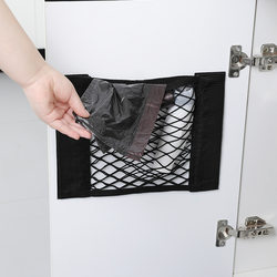 Garbage bag storage artifact without punching home wall-mounted storage hanging bag plastic storage bag Velcro