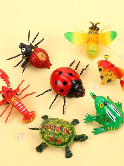 プル式カメのおもちゃ - はうカメのプラスチック製のおもちゃ