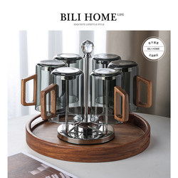 Water Cup Set for Home Use, High-End Hospitality Tea Cups, New Glass Cups for Living Room and Office, Green Tea Cups, High-Grade Light Luxury