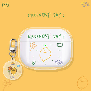 适用小度g108耳机保护套蓝牙耳机壳智能夹耳式保护壳防摔全包耳机壳耳机盒不入耳真无线降噪柠檬小绿