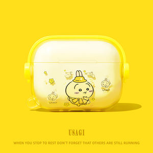 适用airpods4保护壳airpodspro3保护套pro2苹果蓝牙耳机套盒4四代airpod硅胶ipod软壳pro3三代透明可爱乌萨奇