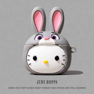 适用airpods4保护壳airpodspro3保护套airpodpro2耳机壳airpord3pro蓝牙airpord4苹果ipods四代朱迪兔凯蒂猫