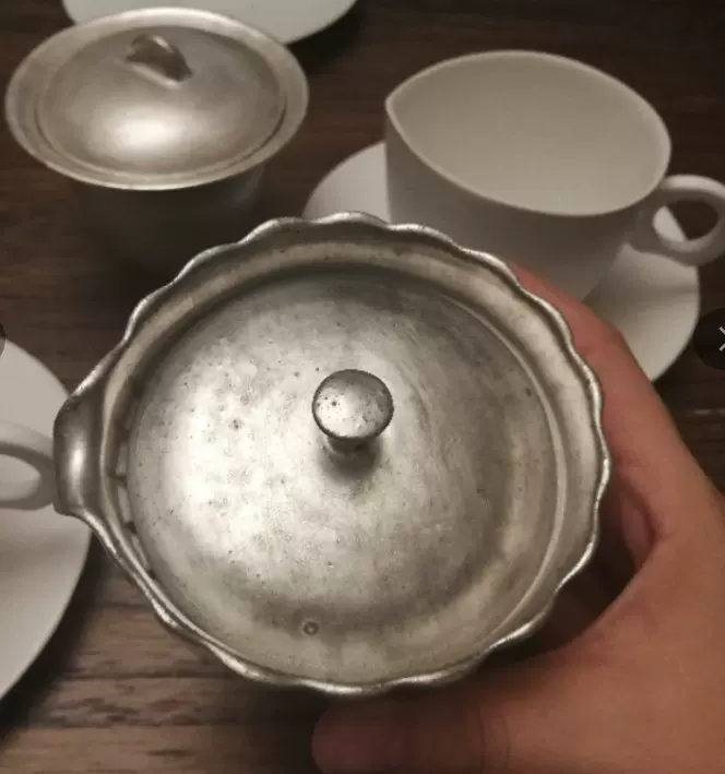 預訂】日本代購安藤雅信銀彩寶瓶蓋碗茶具-Taobao