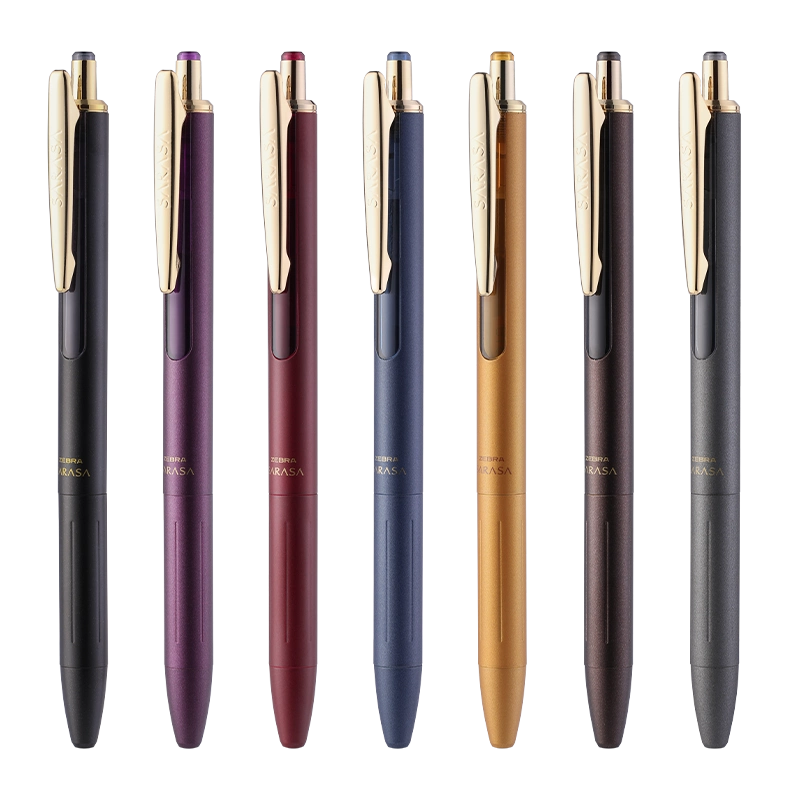 ZEBRA斑馬JJ56中性筆低重心金屬簽字筆日本製SARASA水性墨筆
