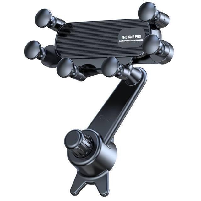 Small six points support the new car-mounted mobile phone air outlet hook without air barrier gravity stable navigation rack
