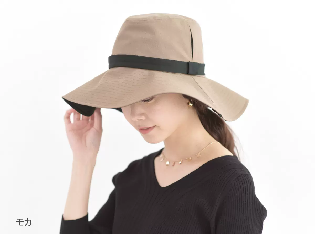 日本代购SUN BARRIER 100%阻挡紫外线光线面部遮阳防晒帽可收纳-Taobao