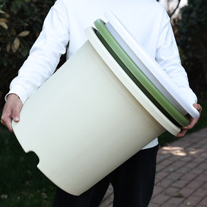 
Environmentally friendly thickened super large flower pot sun-resistant and large diameter resin flower pot gallon root control plastic flower pot household tree planting