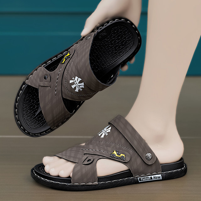 Men's Summer Army Green Anti slip Outdoor Beach Sandals JJ027 main image 1