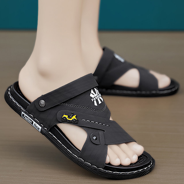 Men's Summer Army Green Anti slip Outdoor Beach Sandals JJ027 main image 0
