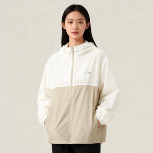 
Li Ning Sports Lifestyle Series Women's Spring and Autumn Outdoor Leisure Simple Versatile Jacket Windbreaker AFDV864