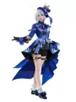 rosaria genshin cosplay Tiền bán căn cứ dễ thương ban đầu thần nước thần Funin Nav Carlos trang phục hóa trang nữ Đen Fu cosplay diluc Genshin Impact