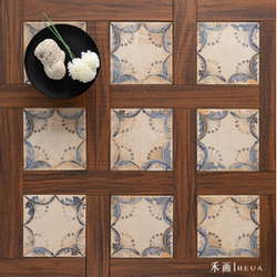 French Country Style Retro Tiles for Balcony, Kitchen, Bathroom, Homestay, Cafe, Commercial Space Flooring