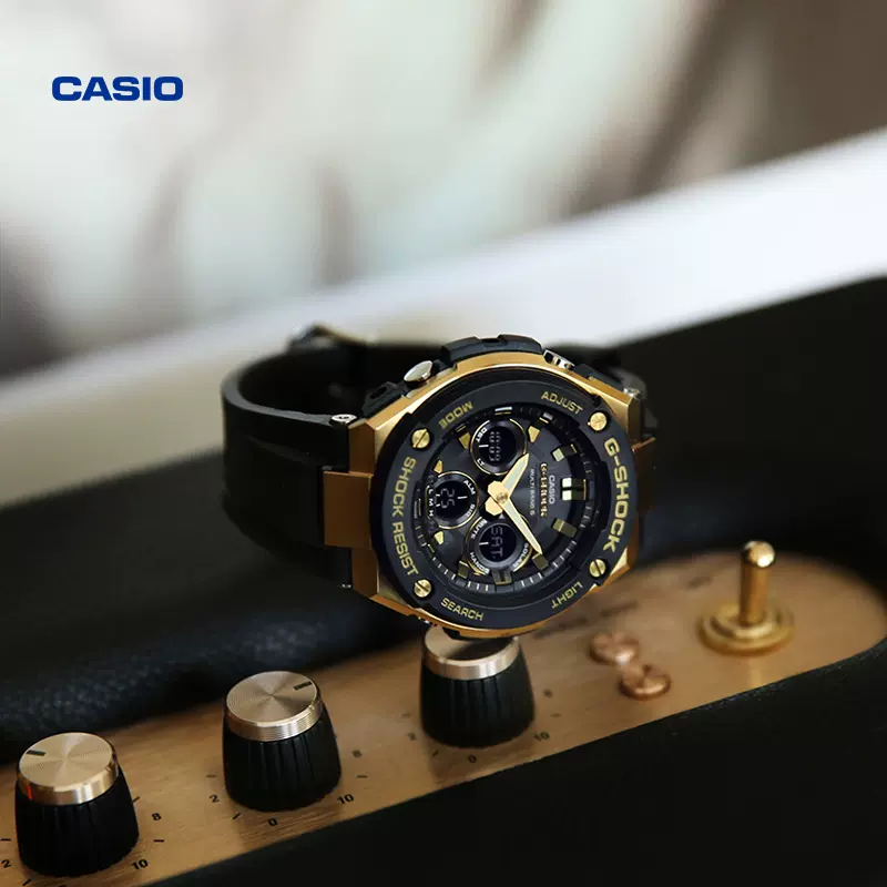 casio旗舰店GST-W300运动防水男士手表卡西欧官网G-SHOCK-Taobao