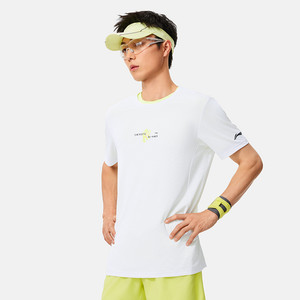 
Li Ning short-sleeved men's autumn new running sport comfortable and versatile reflective breathable quick-drying T-shirt ATSU059