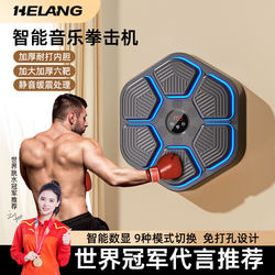 Smart Music Boxing Machine for Home Fitness Training, Children's Electronic Punching Bag, Adult Boxing Wall Target