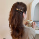 2 retro simple geometric acetic hair clips for women side broken hair bangs clips 2025 new small hairpin forehead
