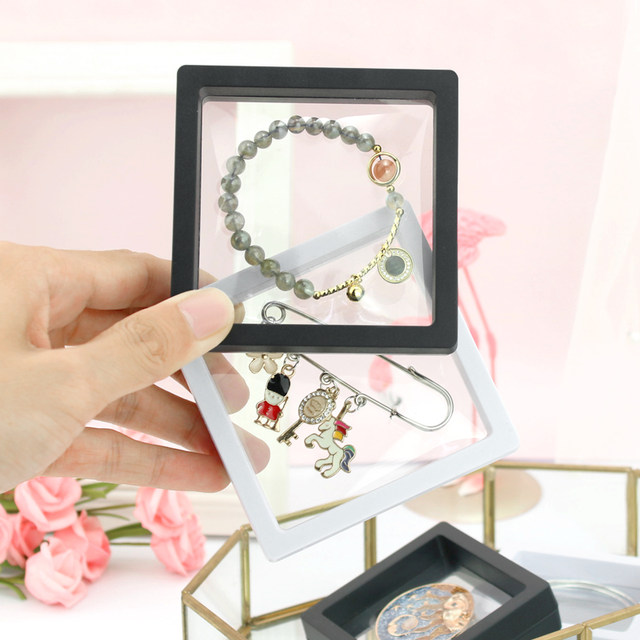 PE film suspension box transparent box jewelry box necklace box ring bracelet box anti-oxidation storage box