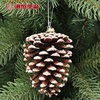 Hong kong heng christmas tree decoration supplies shooting props layout dress up pine cone logs sticky white snow christmas pine cones