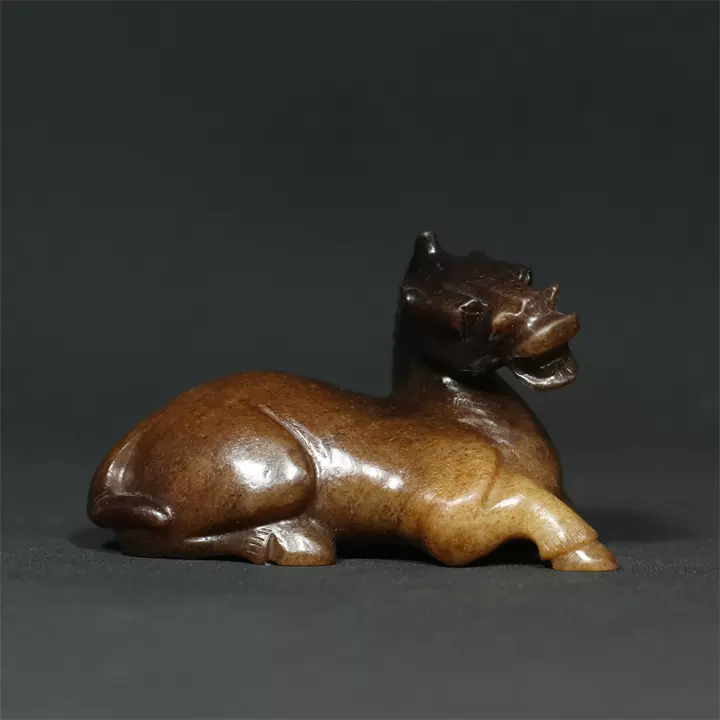 古玩古董汉代老玉器和田玉【瑞兽】摆件古玉老玉特价包邮