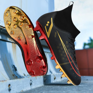 Football shoes men and women assassins nail AG sports training shoes, grass crushing nail TF primary and secondary school students training special sneakers