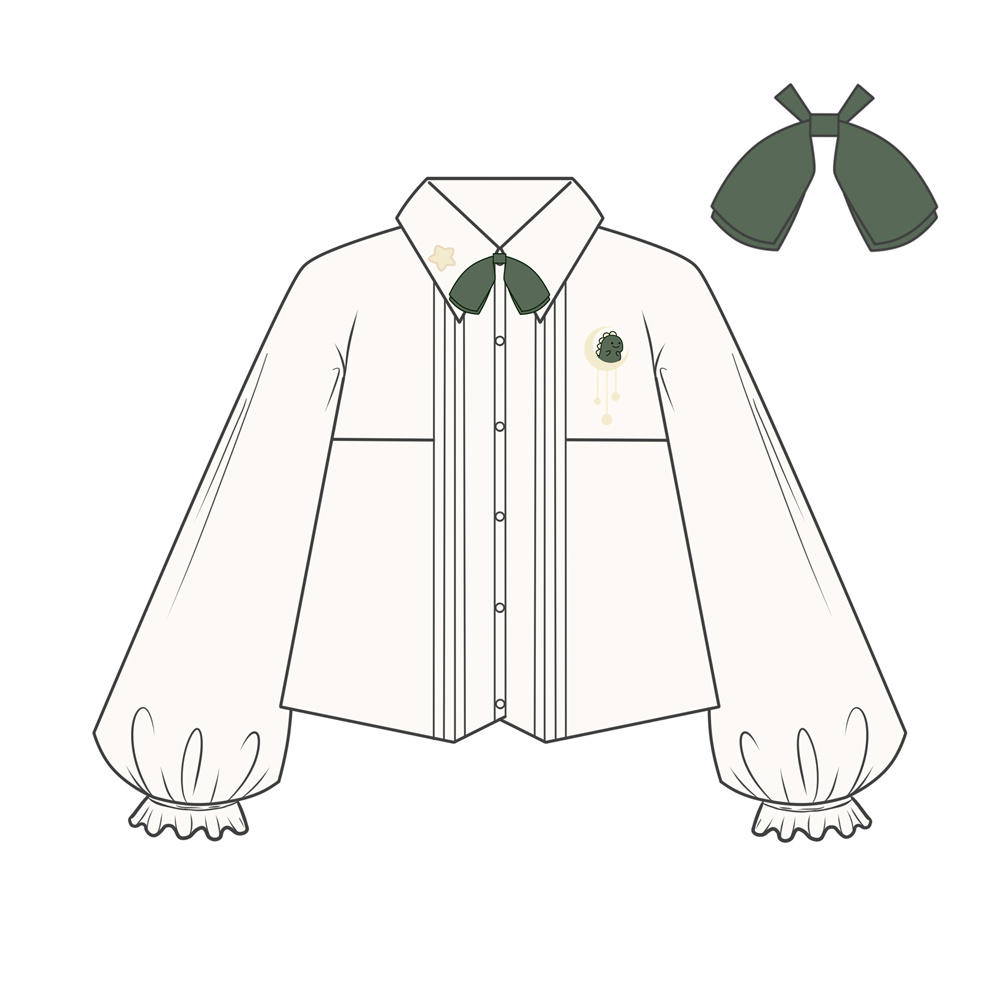 原创 小恐龙乐园 护奶裙jk制服背带裙白衬衫卡奶裙套装