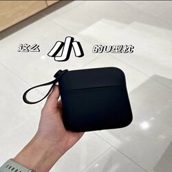 Inflatable U-Shaped Pillow for Neck Support on Airplanes, Portable Travel Neck Pillow, Press-Type Inflatable Pillow for High-Speed Trains