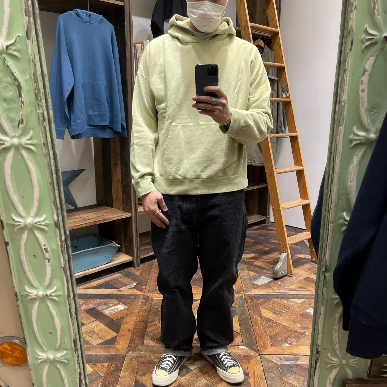 订购VISVIM ICT JUMBO SB HOODIE P.O. DMGD 破坏染色帽衫22SS-Taobao