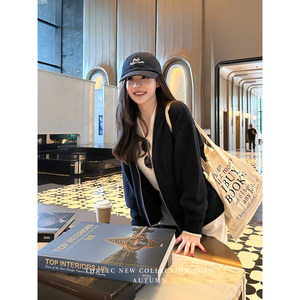 Sanxi threec <museum sweater> all wool *long-termism series *v-neck zipper sweater cardigan