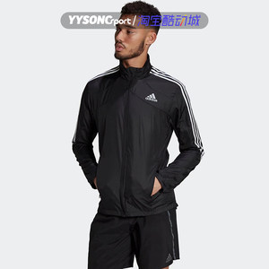 
Adidas autumn sports running casual woven stand collar windproof jacket GM1410 GK6111
