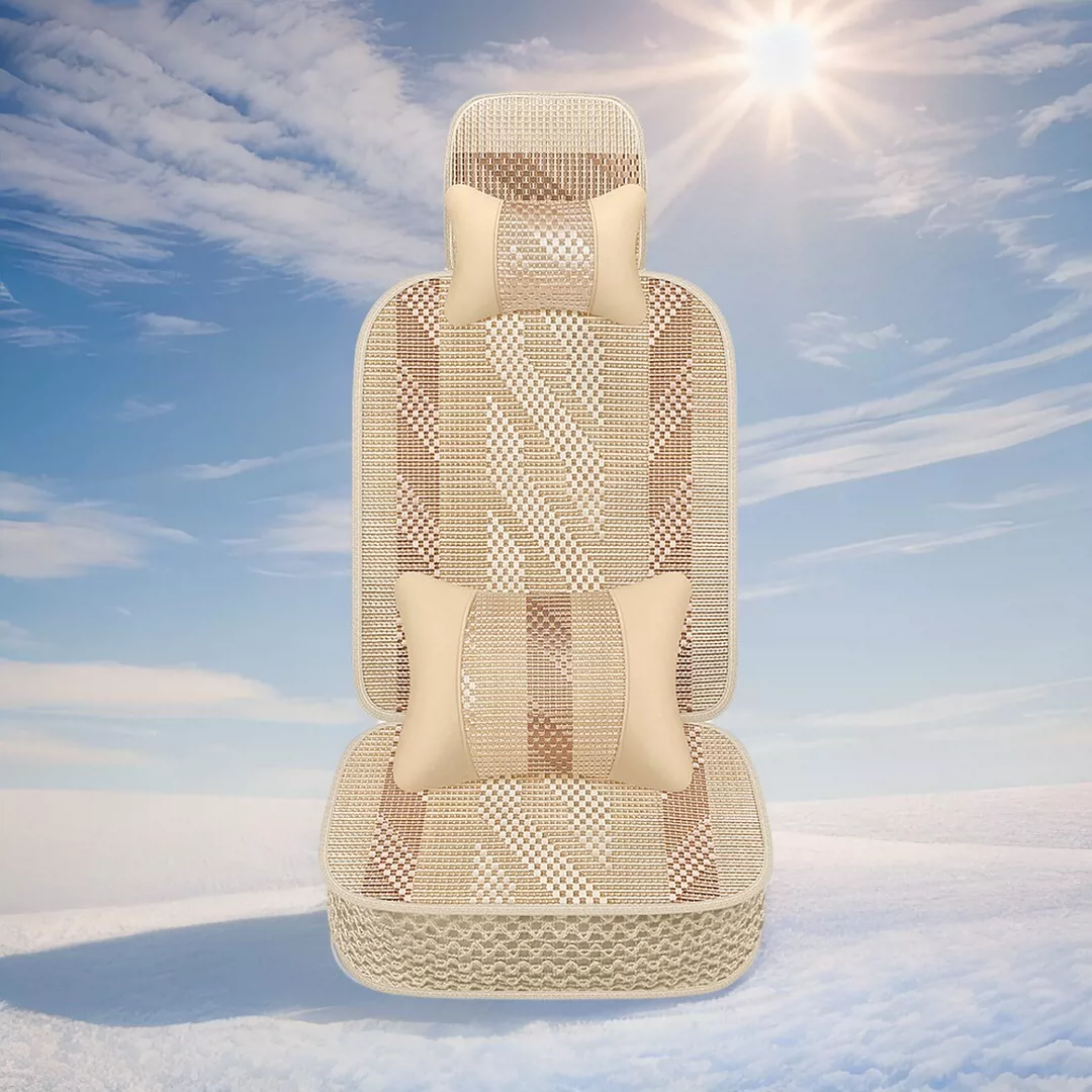 汽车坐垫全包围2024新款冬季专用冰丝车垫全包围座套四季通用座垫