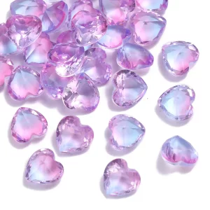
Heart Tourmaline Glass Nail Art Drill DIY Nail Patch Nail Art Jewelry Accessories Colored Pointed Diamond